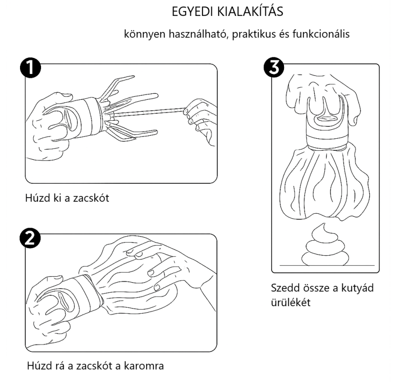 Kutyapiszok szedő