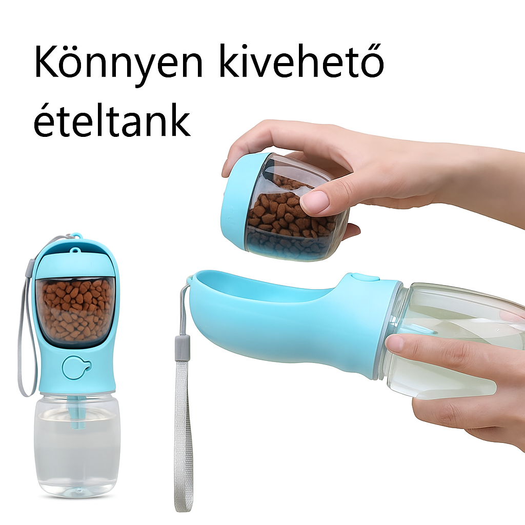 Hordozható etető-itató
